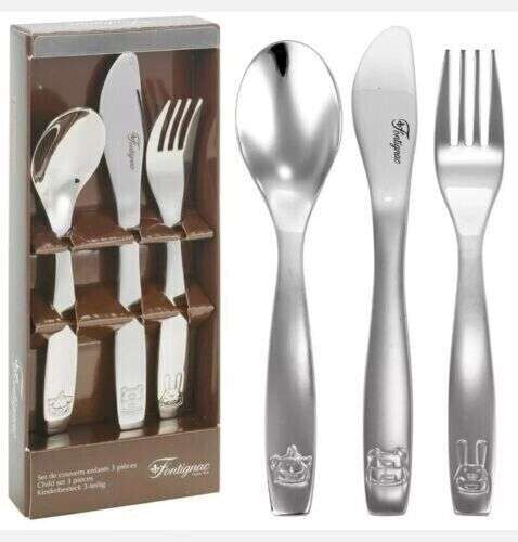 CHILDREN CUTLERY SET TABLEWARE DINNING BY FONTIGNAC
